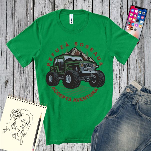 Tricou bărbat - Acceptă aventura
