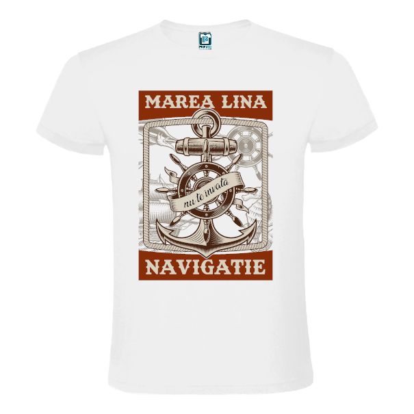 Tricou bărbat - Marea lină - imagine 2