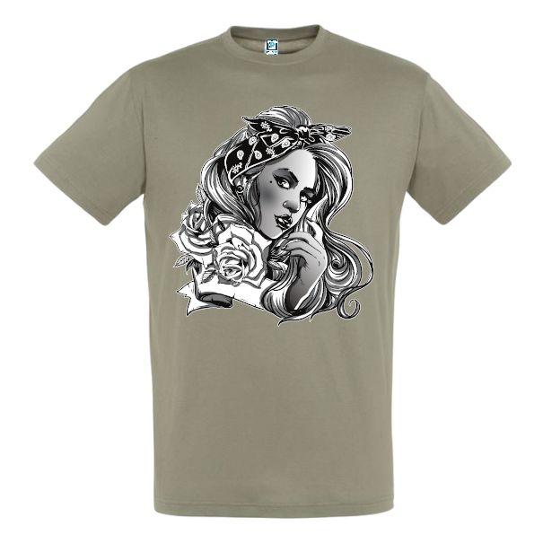 Tricou bărbat - Portret în tonuri de gri - imagine 10