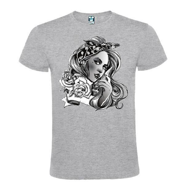 Tricou bărbat - Portret în tonuri de gri - imagine 6