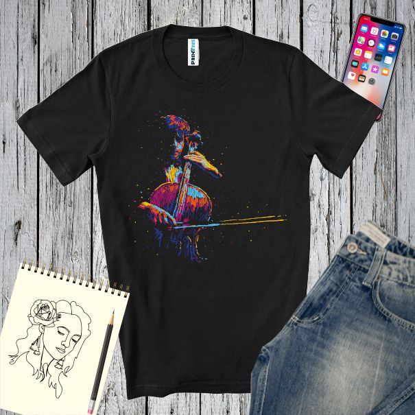 Tricou bărbat - Violoncelist