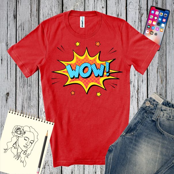 Tricou bărbat - Comic Wow!