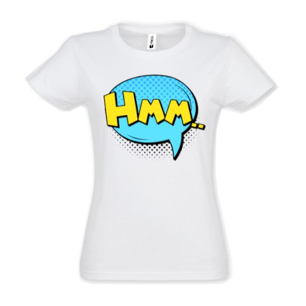 Tricou damă - Comic Hmm - imagine 2