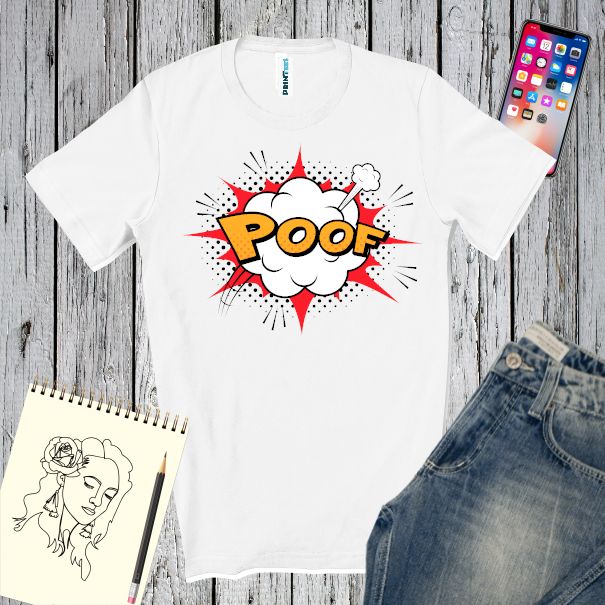 Tricou bărbat - Comic Poof