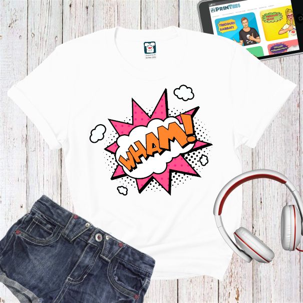Tricou damă - Comic WHAM!