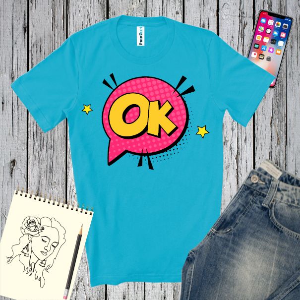 Tricou bărbat - Comic OK