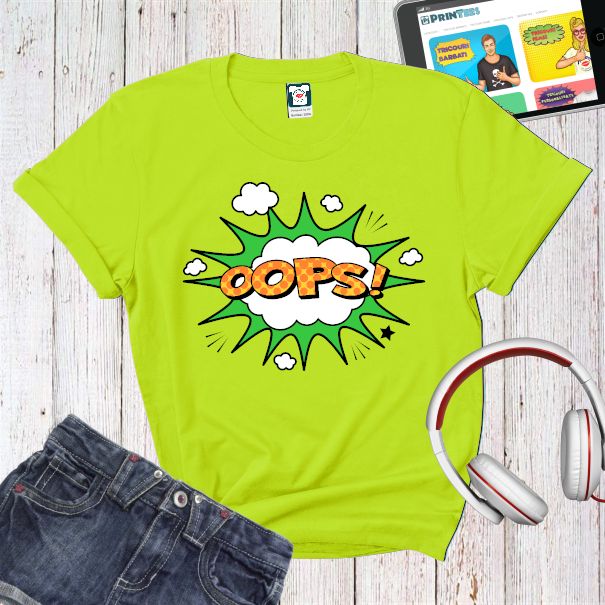 Tricou damă - Comic OOPS!