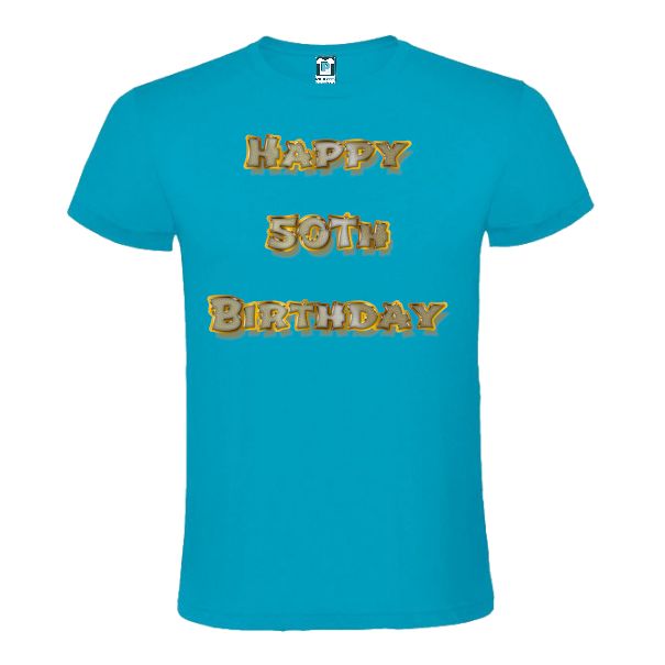 Tricou bărbat - Happy 50th Birthday - imagine 3