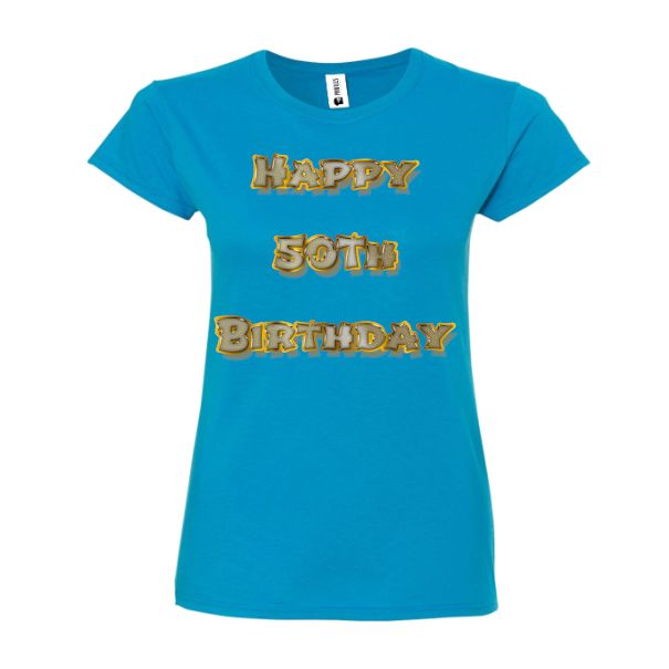 Tricou damă - Happy 50th Birthday - imagine 2
