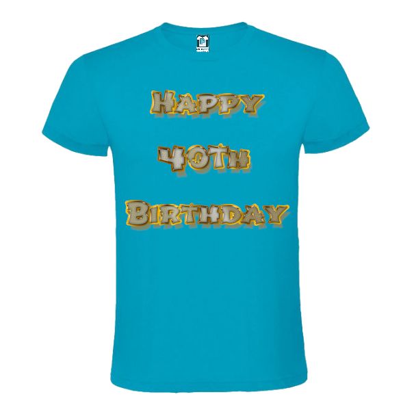 Tricou bărbat - Happy 40th Birthday - imagine 3