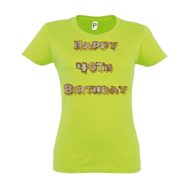 Tricou damă - Happy 40th Birthday - imagine 9