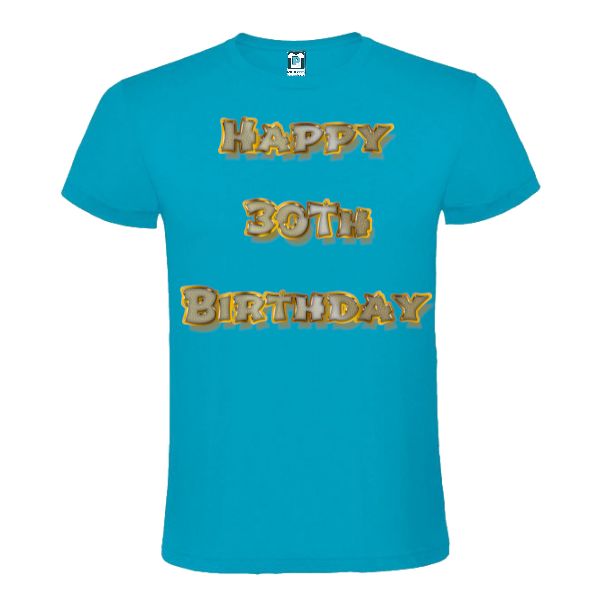 Tricou bărbat - Happy 30th Birthday - imagine 3