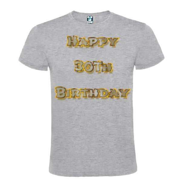 Tricou bărbat - Happy 30th Birthday - imagine 6