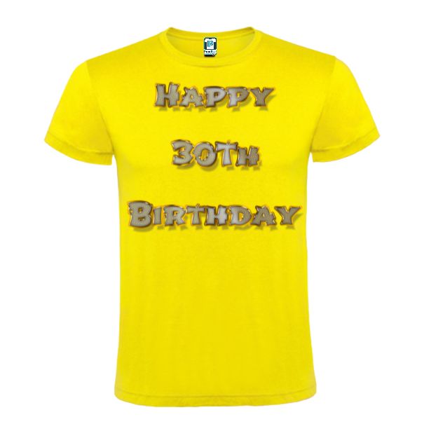Tricou bărbat - Happy 30th Birthday - imagine 5