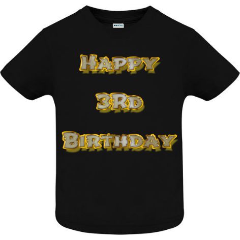 Tricou copii - Happy 3rd Birthday - imagine 6