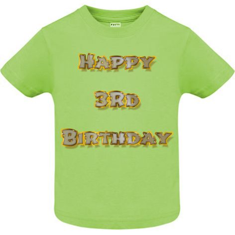 Tricou copii - Happy 3rd Birthday - imagine 9