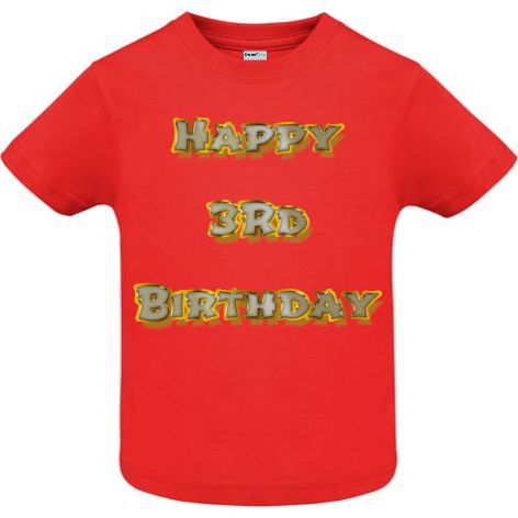 Tricou copii - Happy 3rd Birthday - imagine 7