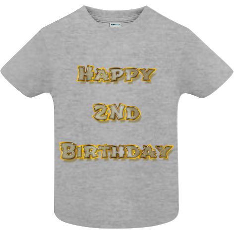 Tricou copii - Happy 2nd Birthday - imagine 5