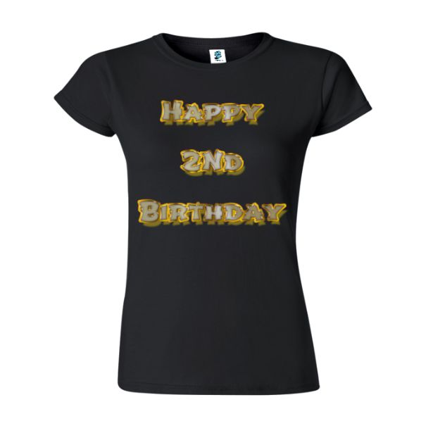 Tricou damă - Happy 2nd Birthday - imagine 6