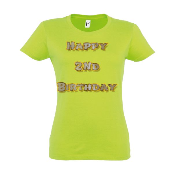 Tricou damă - Happy 2nd Birthday - imagine 9