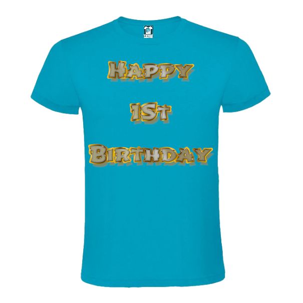 Tricou bărbat - Happy 1st Birthday - imagine 3