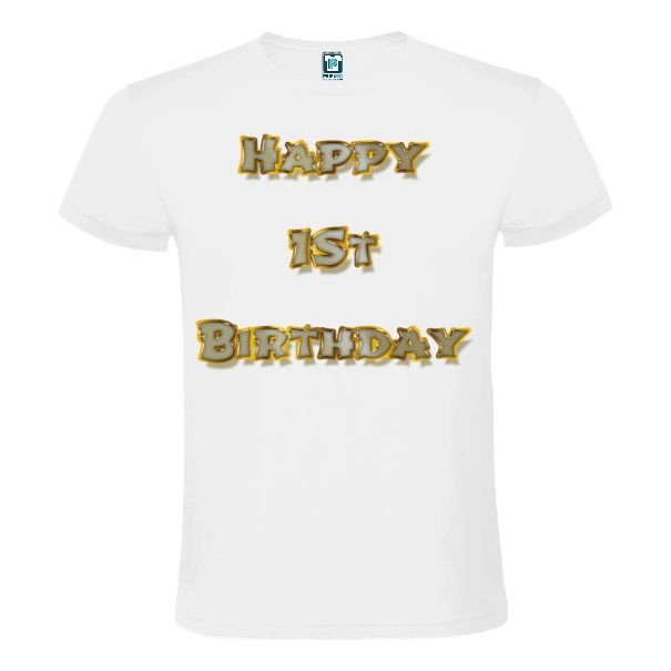 Tricou bărbat - Happy 1st Birthday - imagine 2