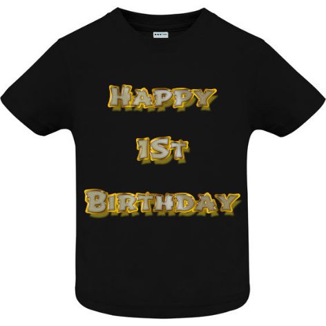 Tricou copii - Happy 1st Birthday - imagine 6