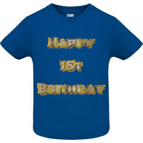 Tricou copii - Happy 1st Birthday - imagine 4