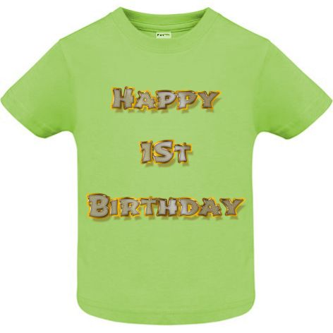 Tricou copii - Happy 1st Birthday - imagine 9