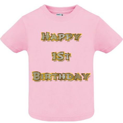 Tricou copii - Happy 1st Birthday - imagine 8