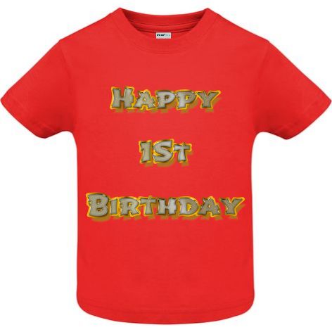 Tricou copii - Happy 1st Birthday - imagine 7