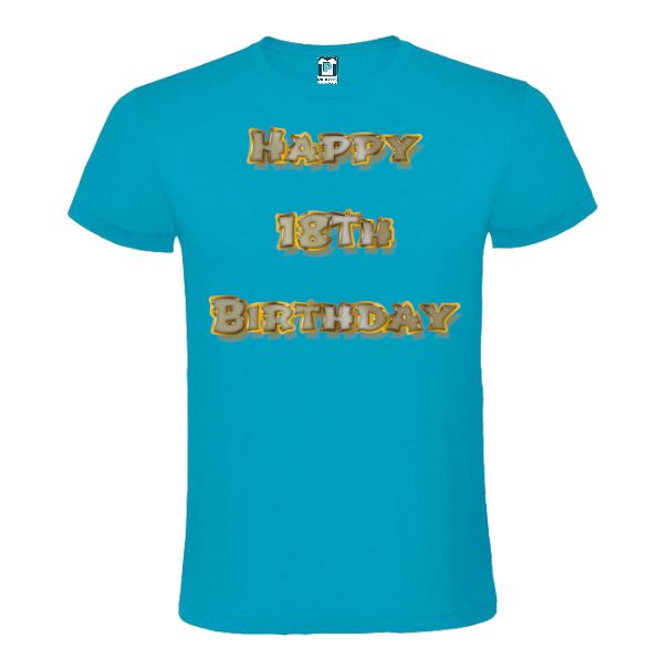 Tricou bărbat - Happy 18th Birthday - imagine 3