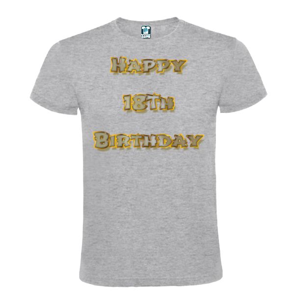 Tricou bărbat - Happy 18th Birthday - imagine 6