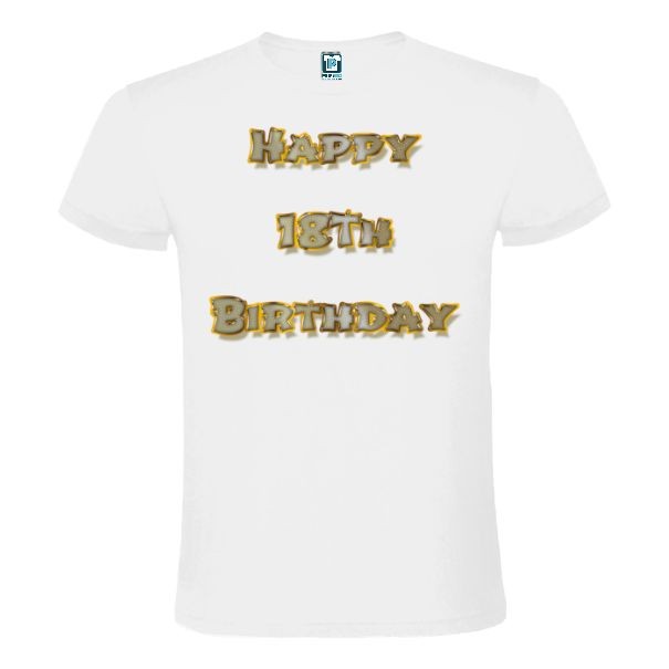 Tricou bărbat - Happy 18th Birthday - imagine 2
