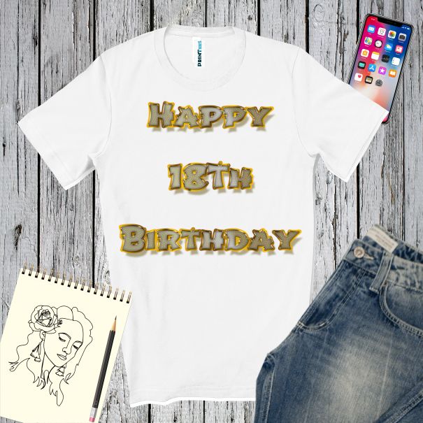 Tricou bărbat - Happy 18th Birthday