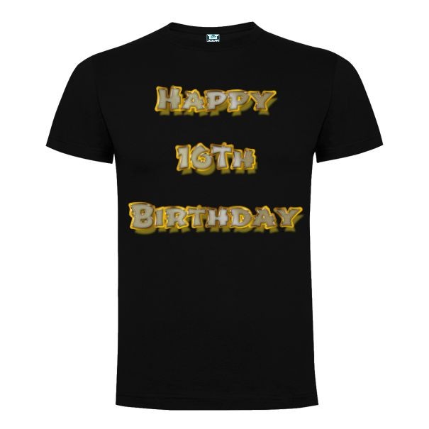 Tricou bărbat - Happy 16th Birthday - imagine 7