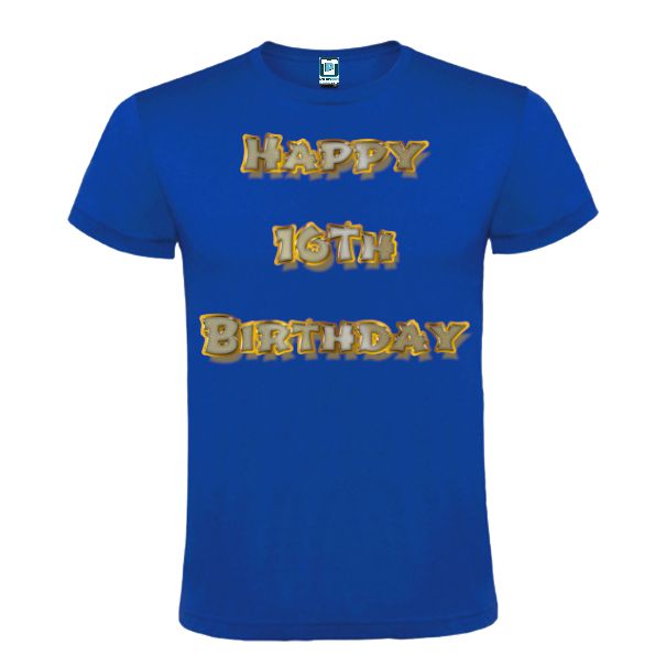 Tricou bărbat - Happy 16th Birthday - imagine 4
