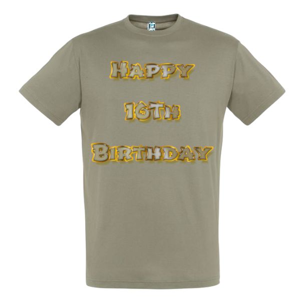 Tricou bărbat - Happy 16th Birthday - imagine 10