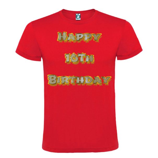 Tricou bărbat - Happy 16th Birthday - imagine 8