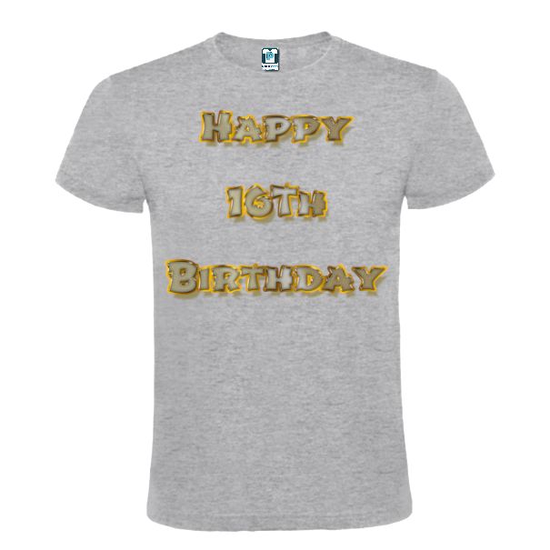 Tricou bărbat - Happy 16th Birthday - imagine 6