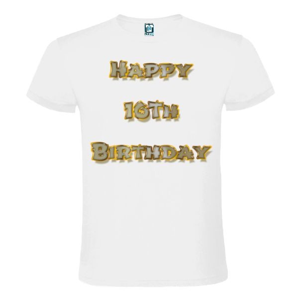 Tricou bărbat - Happy 16th Birthday - imagine 2
