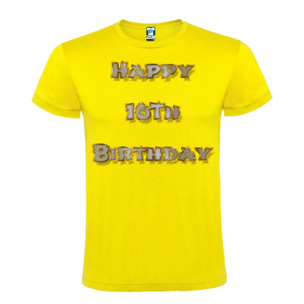 Tricou bărbat - Happy 16th Birthday - imagine 5