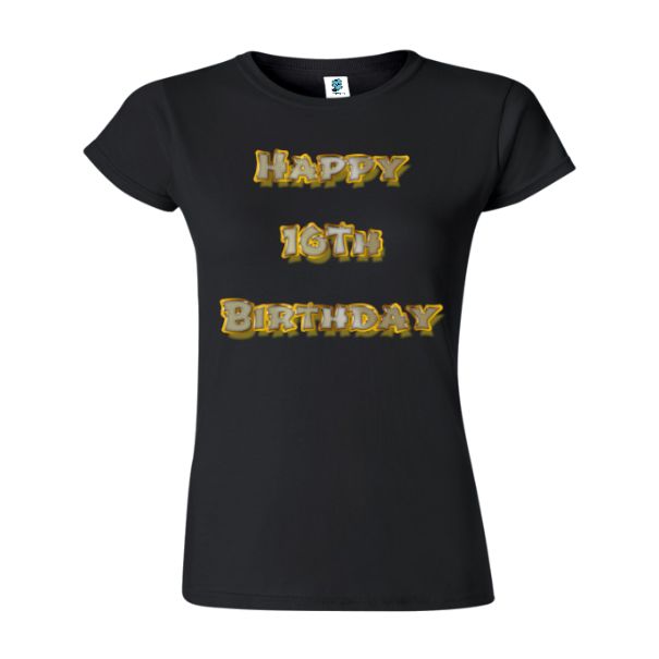 Tricou damă - Happy 16th Birthday - imagine 6