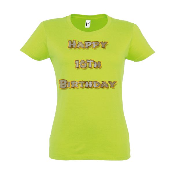Tricou damă - Happy 16th Birthday - imagine 9