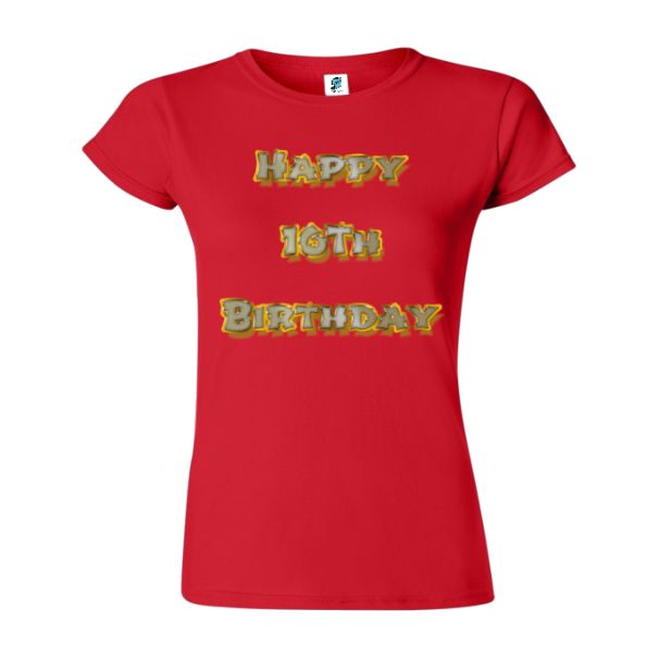 Tricou damă - Happy 16th Birthday - imagine 7
