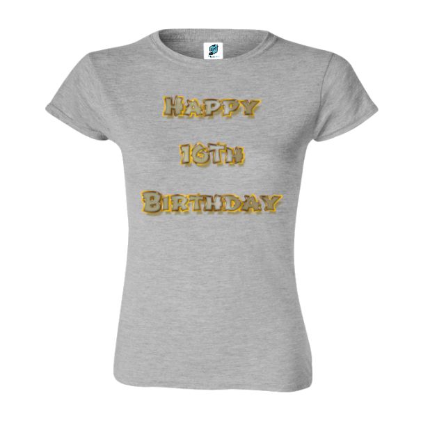 Tricou damă - Happy 16th Birthday - imagine 5