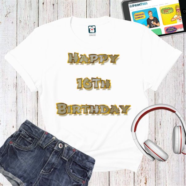 Tricou damă - Happy 16th Birthday