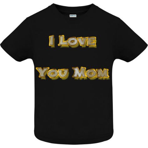 Tricou copii - I Love You Mom - imagine 6
