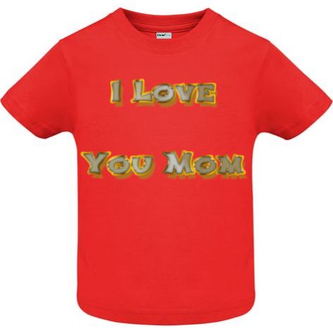 Tricou copii - I Love You Mom - imagine 7