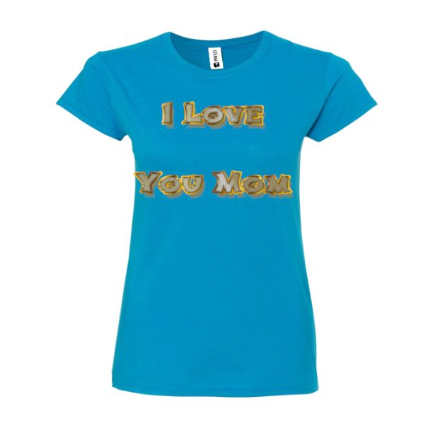 Tricou damă - I Love You Mom - imagine 3